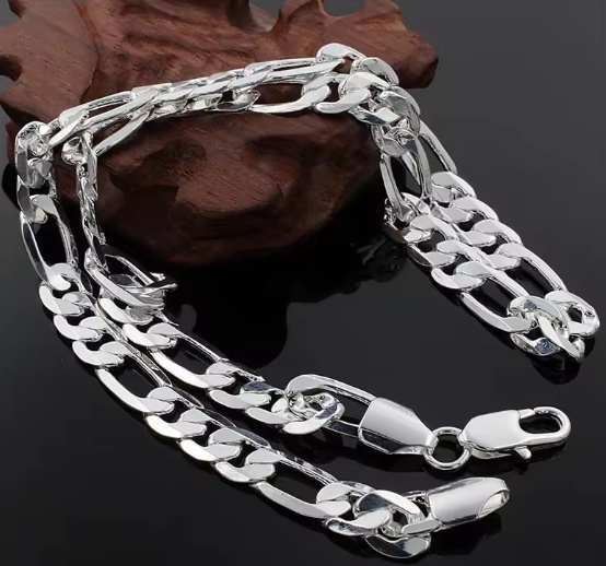 VaultBox Essential Sterling Silver Paperclip Chain