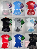 Syna World Logo T-Shirt & Shorts Matching Set - Central Cee
