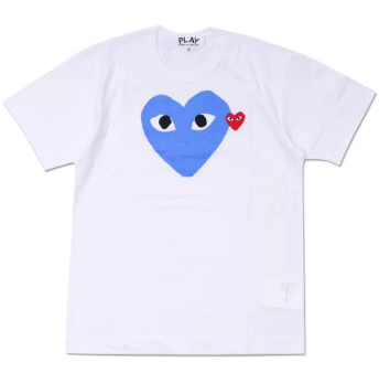CDG PLAY | Big x Small Heart Graphic Tee