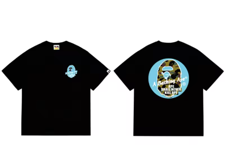 BAPE A Bathing Ape Ape Shall Never Kill Ape Circle Tee