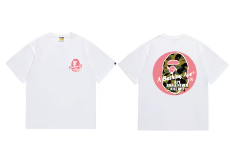BAPE A Bathing Ape Ape Shall Never Kill Ape Circle Tee