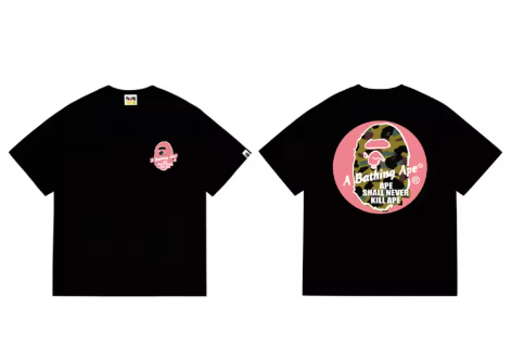 BAPE A Bathing Ape Ape Shall Never Kill Ape Circle Tee