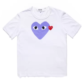 CDG PLAY | Big x Small Heart Graphic Tee